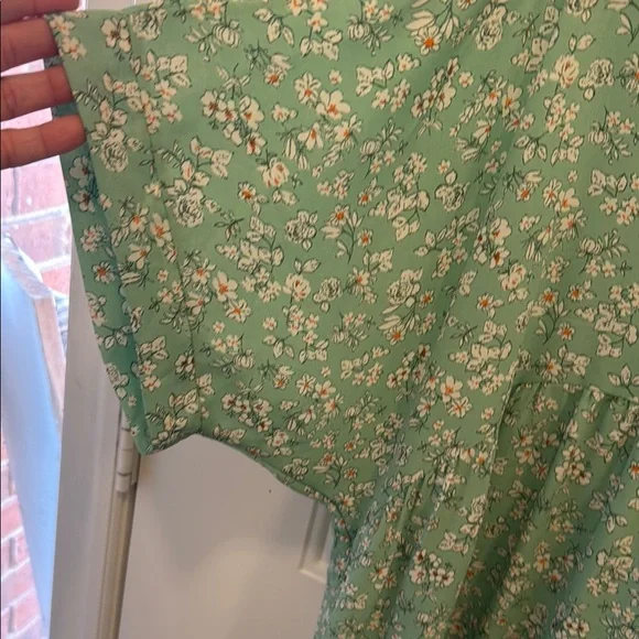 Haptics Mint Floral Dress - Picture 4 of 9